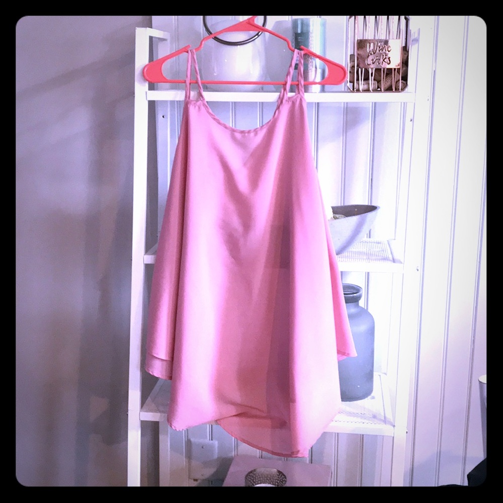 Pink tank - fits loose so xxl to xxxl